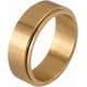 thumbnail image 2 of Anillos Hombre Giratorios, Anillo Anti Ansiedad de Acero Inoxidable Baño de Oro 18k, Xtellar Color dorado, 2 of 4