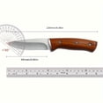 thumbnail image 6 of 1PC Fixed Blade Knife With Sheath, High Hardness Tactical Fixed Blade, Sharp And Convenient Straight Knife, Fruit Knife Kitchen Knife For Outdoor Camping Adventure Gifts, 6 of 8