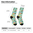thumbnail image 2 of Fotbe Cute Pineapples Calcetas Largas con Estampado para Hombre y Mujer – Calcetas de Compresión Transpirables y Elásticas, Viajar y Uso Diario Talla 5-11, 2 of 6