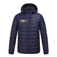 thumbnail image 3 of FUZHIQ Men's Heated Jacket with Battery and Detachable Hood Included Windproof Waterproof Mens Heated Jacket, 3 of 5