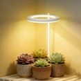 thumbnail image 6 of LED Grow Light for Indoor Plants, Full Spectrum Height Adjustable Plant Growing Lamp with Auto On/Off Timer, 3 Lighting Mode,5 Dimmable Brightness, 360 Degree Ring Lighting,USB Powered, 6 of 6