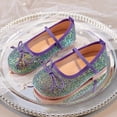 thumbnail image 6 of LRen Girls' Sandals Size 4 Girls Breathable Embroidered Soft Sole Dance Shoes Casual Mesh Sandals for Toddlers And Kids, 6 of 8