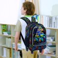 thumbnail image 3 of Mochila Rodante AGSDON para Niños y Niñas con Bolsa para Almuerzo y Estuche, 3 of 9