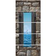 thumbnail image 2 of Window Open To Sailing Boat - Seascape Canvas Art Print, 2 of 3