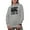 Heather Grey, variant on Gamer Girl, Time to Level Up, Video Gaming Enthusiast with Game Controller, Light Blue Hooded Sweatshirt or Hoodie, Small