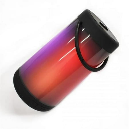 Axess 1800 Mah Portable Bluetooth Speaker W Dancing Led Lights - Black