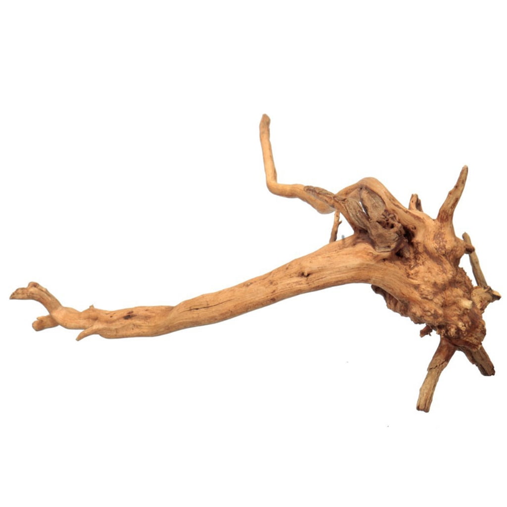 Yammee Aquarium Driftwood Decoration Fish for Tank Irregular Log Hideout Natural Wood D