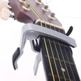 thumbnail image 1 of MasteelfCA Guitare Capo en Métal Durable à Gâchette à une Main (Argent), 1 of 7