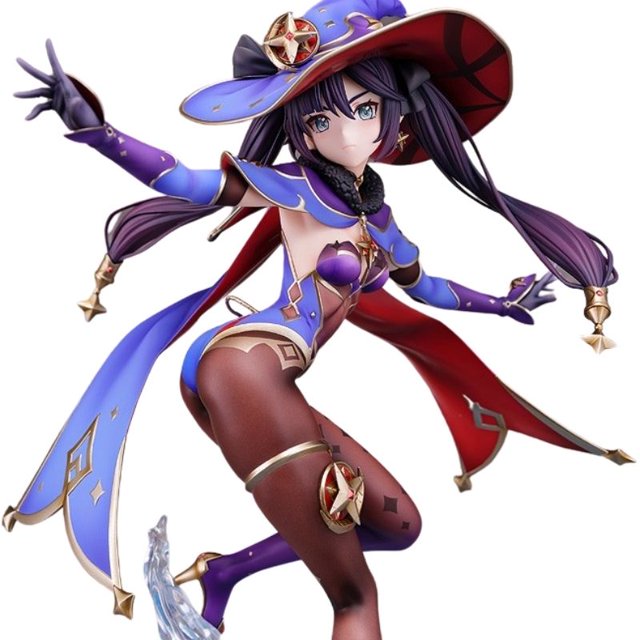 Figura DE ACCIÓN DE Genshin Impact, colección de figuras de Anime Mona, chica Sexy, muñeca modelo de PVC, juguete para niños, adornos de regalo, 25cm QYM unisex