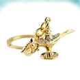 thumbnail image 4 of Llavero vintage con forma de lámpara, llavero creativo, adorno para llaves, pequeño regalo de metal, recuerdo para hombres y mujeres (dorado), 4 of 6