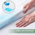 thumbnail image 2 of 100% Waterproof Mattress Protector Twin Size with 8''-21'' Deep Pocket, Bamboo Bed Bug 3D Air Fabric Cooling Mattress Protector Breathable Soft Washable, 2 of 8