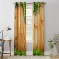 thumbnail image 4 of Patio Curtain Desert Starry Sky Valley Kitchen Curtains In The Modern Living Room Bedroom Dining Room Translucent Curtain, 4 of 7