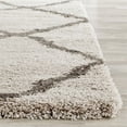thumbnail image 3 of Safavieh Belize Shag 2'3" X 9' Power Loomed Rug in Taupe and Gray, 3 of 3