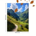 thumbnail image 3 of Alpine Valley Landscape Canvas Print, Decor for Living Room, Office, Cabin, Mountain View Decor, 3 of 8