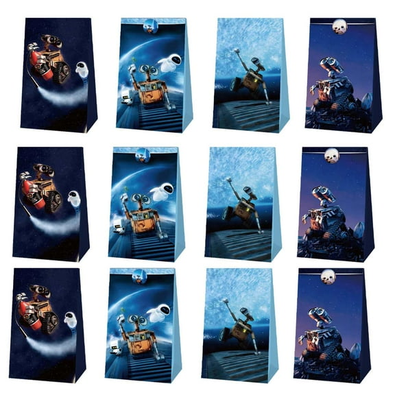 Wall E Goodie Party Favor Candy Bags Birthday Decorations Treat Supplies