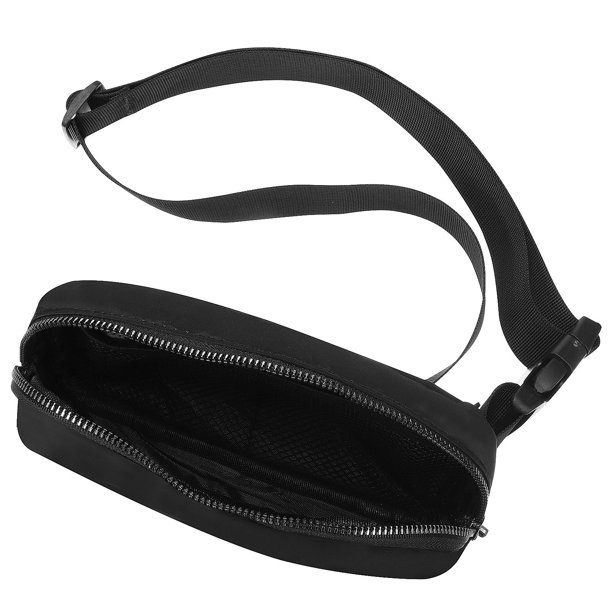 AURARMLET Bolso Portátil Negro Para Cintura Con Gran Espacio Para Teléfono Y Llaves En Poliéster