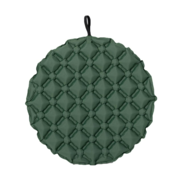 Cojín inflable para asiento de oficina, plegable y cómodo Verde