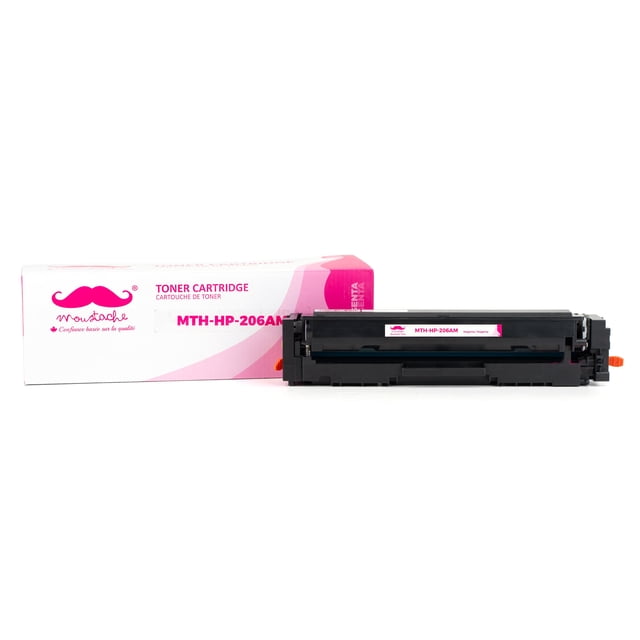 Compatible HP 206A W2111A Magenta Toner Cartridge for HP Color LaserJet Pro M255dw, M255nw, MFP M282nw, MFP M283cdw, MFP M283fdn, MFP M283fdw - No Chip