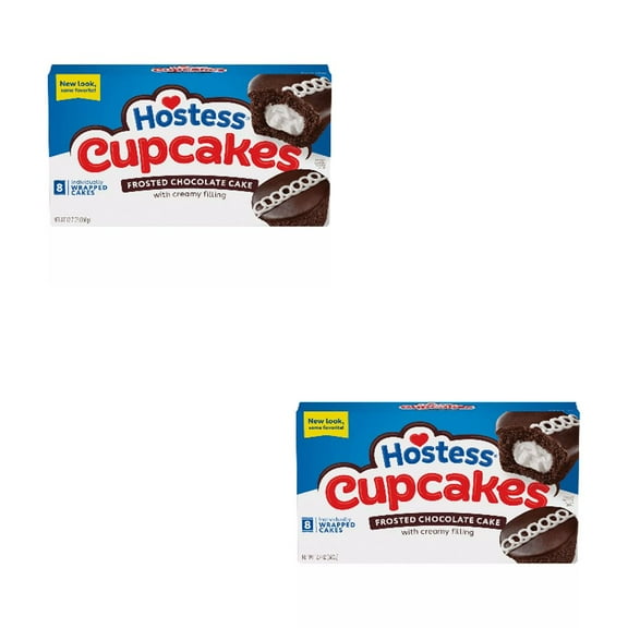 Hostess Frosted Chocolate Cupcakes, 8 ct