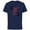 Navy, variant on Disney Winnie the Pooh 2023 Year of the Rabbit - Short Sleeve Cotton T-Shirt for Adults - Customized-Black