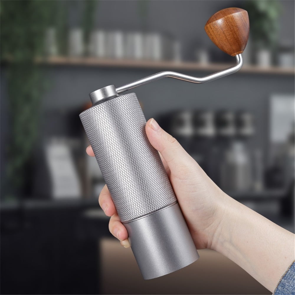 Manual Coffee Grinder, Adjustable Grinding Settings, Portable Hand-Cranked Coffee Grinder, For Espresso, Drip Filter, French Press Filter, Compact And Durable