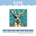 thumbnail image 2 of 14 Inch Wall Clock Battery Operated Square Clock Decorative for Office, Kitchen, Outdoor, Living Room，Hipster Deer Funny Animal Creative, 2 of 4