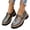05#Black, variant on Cute Preppy Iridescent Bow Mary Janes Ladies T-Strap Metal Buckle Thick Non Slip Platform Round Toe Student Daily Fashion Shoes