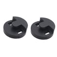 thumbnail image 1 of OUNONA 2 Pcs Silencieux en Caoutchouc Noir Design Rond Durable pour Pratique, 1 of 8