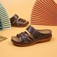 thumbnail image 5 of Nuevas sandalias de tacón de cuña para mujer, pantuflas cruzadas huecas cosidas, zapatos de masaje para mujer Wmkox8yii ytu5861, 5 of 6