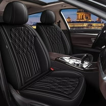 DIKSOAKR Seat Covers Fit for Mazda 6 2010-2021 Car Seat Covers Full Set 5 Seats Faux Leather Car Seat Cushion Protector