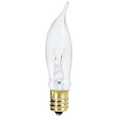 

Westinghouse 03755 7.5W Clear Flame Tip Decorative Light Bulb - 3 Pack