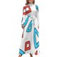thumbnail image 1 of Vestido largo con estampado de huevo de Togepi, vestido de fiesta de lujo para mujer, vestidos de novia para fiestas, vestidos para mujer, 1 of 4