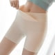 thumbnail image 4 of Gibobby Leggings gluteos deportivo Características los pantalones bóxer cintura alta con realce cadera algodón para mujer:（Beige， XL), 4 of 5