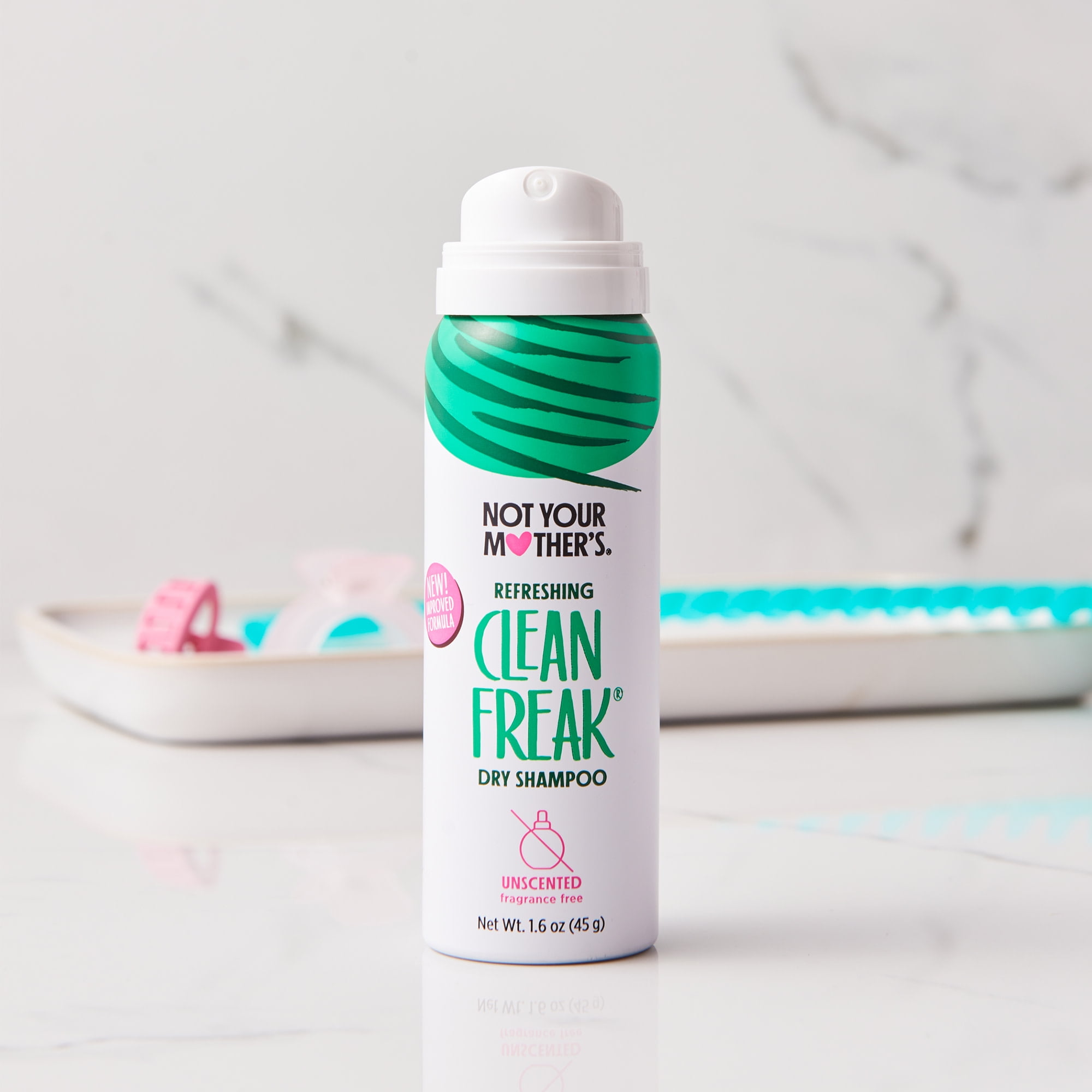 Not Your Mother's Clean Freak Unscented Dry Shampoo, 1.6 oz Travel Size