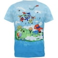 thumbnail image 2 of Grateful Dead Men's Parachuting Bears Tie Dye Short Sleeve T Shirt, 2 of 2