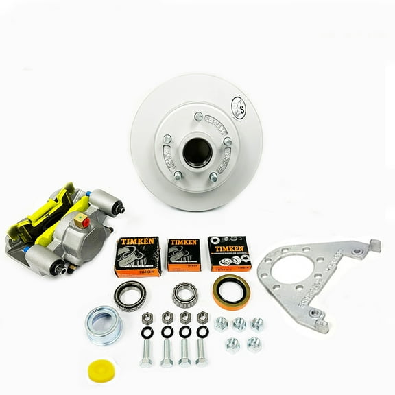 Southwest Wheel Pro 3,500 lbs. Maxx Finish Trailer Axle Disc Brake Kit for One Wheel