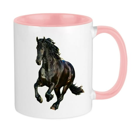 

CafePress - Black Stallion Horse Mug - Ceramic Coffee Tea Novelty Mug Cup 11 oz