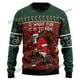 thumbnail image 3 of Suéter navideño feo con cuello redondo y estampado 3D de Papá Noel y Jesús para hombre, suéter de punto cálido e informal para invierno unisex MY12, 3 of 5