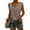 Brown, variant on Oalirro Blouses for Women Dressy Casual Women Tops and Blouses Womens Casual Loose Soft Cap Sleeve Solid Color T-Shirt Blouse Tops Pink