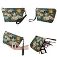 thumbnail image 2 of ZUXONGSY Cat Butterfly Daisy Flower Print Bucket Bag for Women with Makeup Bag, 3-in-1 Purse Organizer Set Includes Lip Balm Keychain Holder, PU Leather Crossbody Handbag Gift, 2 of 4