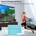 thumbnail image 6 of Battery Charger for Wii & Wii U Remote Controller,4pcs 2800mAh NiMH Rechargeable Battery Packs with 4-in-1 Charging Station for Wii & Wii U Game Remote(Upgrade Version), 6 of 6