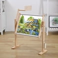 thumbnail image 3 of Amdohai Angle Adjustable Solid Wood Crosses Stitch Rack Wooden Stand Desktop Crossstitch Embroidery Frame, 3 of 7