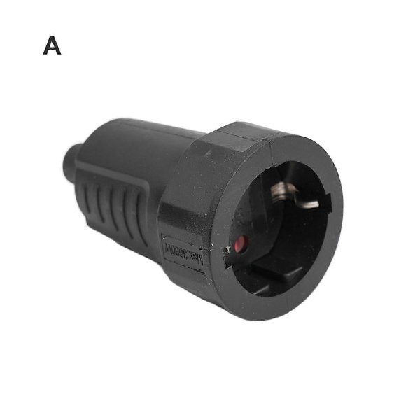 Protective Contact Rubber Coupling 2 Cores Waterproof Female Socket/male Plug 250V16A EU Adapter Electrical Equipment Supplies