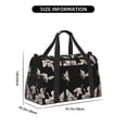 thumbnail image 3 of Disketp Japanese White Crane Bolsa de Viaje Tipo Duffle, Bolso de Mano para Fin de Semana para Mujer, Bolsa de Gimnasio Ligera para Hombre, Esencial para Viajes, 3 of 7