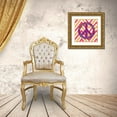 thumbnail image 3 of Greene, Taylor 26x26 Gold Ornate Wood Framed with Double Matting Museum Art Print Titled - CHEVRON PEACE, 3 of 4