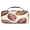Multicolour 1, variant on Herdesigns American Football Carry Case Compatible with Nintendo Switch 2, with 20 Game Card Slots, Sports Portable Travel Carrying Case Pouch for Accessories & Games