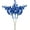 Dark Blue, variant on ZOELNIC 16pcs Christmas Glitter Berries Stems, 9" Artificial Christmas Picks for Christmas Tree Ornaments, DIY Xmas Wreath, Crafts, Holiday and Home Decor (Silver)