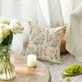 thumbnail image 3 of Spring Wildflowers Throw Pillow Covers Set of 2, 18 x 18 Inch Flower Holiday Cushion Case Decoration for Sofa Couch, 3 of 6