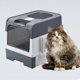 thumbnail image 2 of Cat Litter Box Oversize Rechargeable Sterilizing Deodorant Fully EnclosedToilet Large Capacity UV Sterilizatio Pet Supplies ShopWise Round, 2 of 10