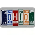 thumbnail image 2 of Ohio License Plate Art Metal Novelty License Plate 7" x 4" Motorcycle (MP), 2 of 2
